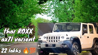 thar ROXX ax7 luxury top model full review features & specifications 🔥🔥