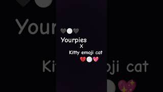 yourpies x kitty emoji cat