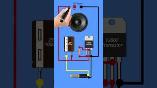 Simple Amplifier Circuit Using 13007 Transistor  📻