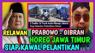 PASUKAN HOREG DARI JAWA TIMUR GERUDUK SENAYAN JAKARTA TIMUR JELANG PELANTIKAN PRABOWO -GIBRAN