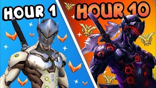 I Spent 10 HOURS Learning Genji to See If He's the WORST DPS In SEASON 4 | COMPETITIVE