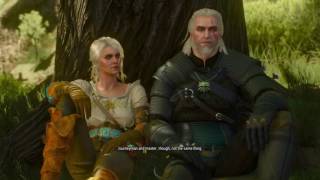 The Witcher 3 Wild Hunt.  Blood and Wine.  Ciri Visit Geralt Ending