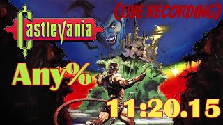 (Former WR) Castlevania Any% Speedrun in 11:20.150 [Live Recording]