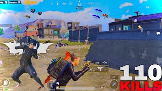 WOW🤩 110 KILLS IN 30 MINUTES | BEST MOMENT OF PUBG MOBILE⚡️ SOLO VS SQUAD