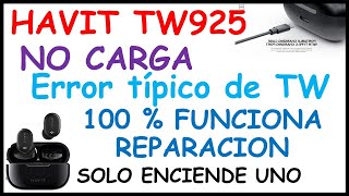 ✅💥🔥 Como reparar AUDIFONO BLUETOTH TW | SOLO ENCIENDE UNO SOLO | AUDIFONOS BLUETOOTH NO CARGA