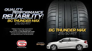 BG Thunder Max 17 inche Tyre for Honda Civic