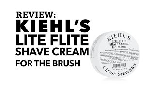 Kiehl's Lite Flite Shave Cream for the Brush - Review