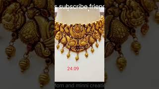 gold antique chockers#yt shorts #mom