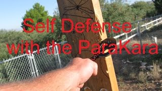 Self Defense With a ParaKara:  Reverse Grip, Flail, Kubaton Strikes, and More