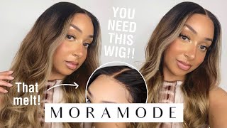 HIGHLIGHT LACE FRONT WIG INSTALLATION | MORAMODE