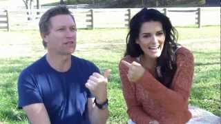 Angie Harmon & Craig Morgan BTS Interview "This Ole Boy" Video Shoot.