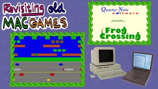 Beating all 9 levels in Frog Xing! (Nostalgic Mac Games)