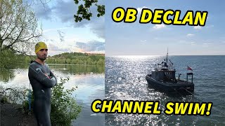 OB Declans Start his Channel Swim!