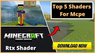 Best Shaders For Minecraft PE Low End Device || Top 5 Best Shaders For MCPE | Minecraft Shader