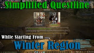 Simplified Questline Conditions | Starting From Mountain of Eternal Winter | BDO New Content