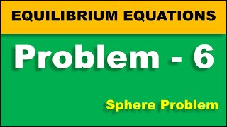 *Problem - 6 (Sphere / Ball - Equilibrium Equations)*