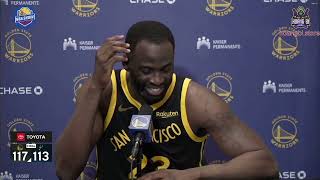 Draymond Green Postgame Interview | Golden State Warriors beat San Antonio Spurs 117-113