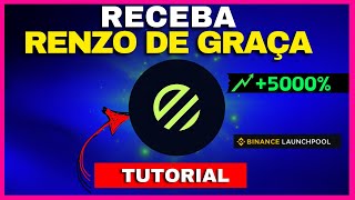 ⚠️URGENTE! RECEBA O TOKEN RENZO DE GRAÇA NO BINANCE LAUNCHPOOL , NA PRÁTICA!