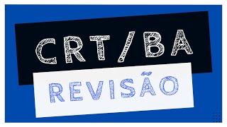 Concurso CRT/Bahia - Detonando a banca Quadrix - Língua Portuguesa + Redação Oficial