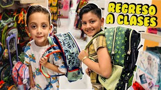 COMPRAMOS MOCHILA Y UTILES | COMPRAS DE REGRESO A CLASES | Family Juega