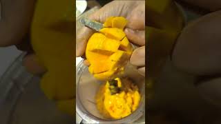 Mango 🥭 + Ice ❄️ = ?? | Mango Purée | Learn Under 27 Seconds | #shorts #reels #tiktok |