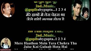 Tum Mujhe Yun Bhula Na Paoge Rafi Saab KARAOKE🎤Original Quality With हिंदी/Eng Lyrics