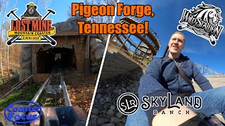 BRAND NEW Lost Mine and Skyland Ranch Mountain Coasters in Pigeon Forge, Tennessee!