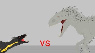 [dc2/Jurassic world] indominus rex vs indoraptor