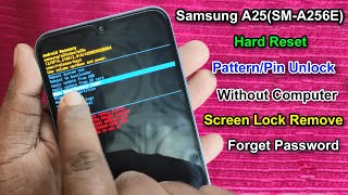 Samsung A25 Hard Reset | Factory Reset Samsung A25 (A256E) | Pattern/Pin Unlock Samsung A25