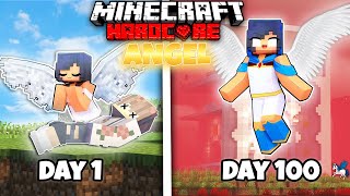 I Survived 100 Days As a Angel in  Minecraft Hardcore (Hindi)