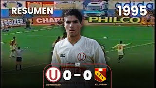 Universitario 0-0 Atl. Torino | Resumen + Anuncio de los Socios en Universitario de Deportes |1995⚽🎞