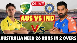 Australia needs 26 runs in 2 overs || India win the match #india #indiavsaustralia