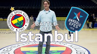 I got to experience one of Istanbul's biggest rivalries: Fenerbahçe vs. Anadolu Efes.