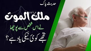 malakul maut ny pocha tujh koe naki yaad hai?| malakul maut ka waqia || hadees pak