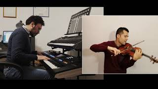 Take on me A-ha piano & violin cover Genos Yamaha Instumental 2020