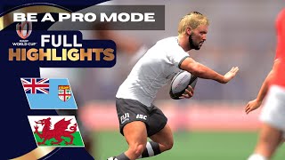 HIGHLIGHTS I Fiji v Wales RUGBY WORLD CUP 2023 I Game 33 - Rugby Challenge 4