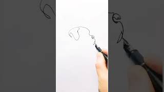 How to draw a dog, line art, simple tattoo, dog portrait @ask__art