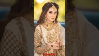 Designer Nikah Dresses For Bride | Bridal Hairstyle & Wedding Dress Design 2023 #shorts #part4