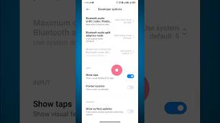 Enable Touch Pointer / Show Taps in Android #shorts #viralshorts