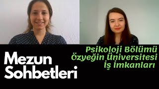 Mezun Sohbetleri | Özyeğin Üniversitesi Psikoloji Bölümü, İş İmkanları & Hollanda'da Yüksek Lisans