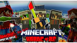 BẠN CÓ THỂ SỐNG SÓT BAO NHIÊU NGÀY TRONG MINECRAFT TẬN THẾ ZOMBIE SIÊU KHÓ ? - KIDING MC