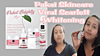 Full Pakai Skincare Routine Malam Scarlett whitening Viral