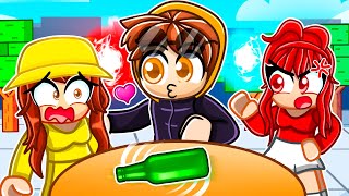 Playing SPIN THE BOTTLE with My CRUSH in Strongest Battlegrounds!