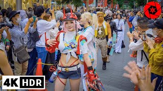 Tokyo Halloween 2024 - Cosplay Parade // 4K HDR