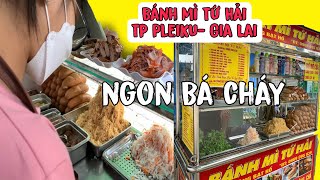 Thôn nữ bán bánh mì que Tứ Hải gia truyền ngon nhứt dách ở Gia Lai|| Cậu Ấm Tây Sơn