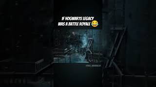 If Hogwarts Legacy was a battle royale 🤣😂 #gaming #hogwartslegacy #funny