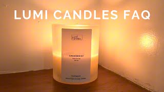 Lumi Candles FAQ