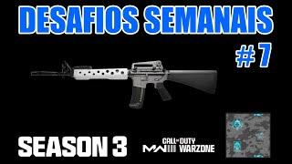 COMO CONCLUIR OS DESAFIOS SEMANAIS  - SEMANA 7 TEMPORADA 3