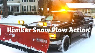 Residential Snow Plowing Action