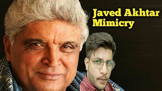 Mimicry of Javed Akhtar | Best Bollywood Film maker #Mimicry #shorts